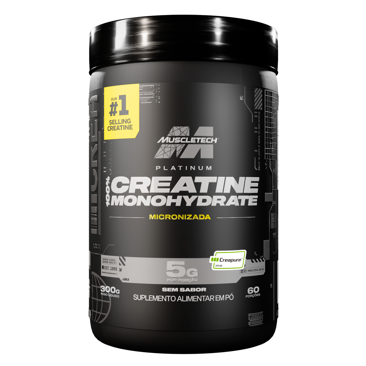 MuscleTech Creatine  Platinum Creapure Unflavored 300g BR