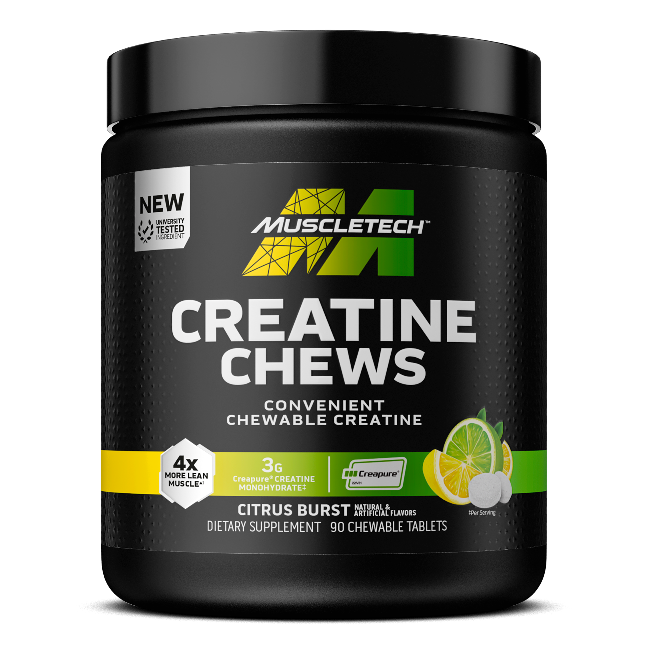 Creatina Creapure Mastigável Citrus Burst